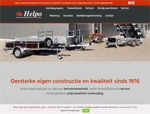 Tablet Screenshot of helpo.be
